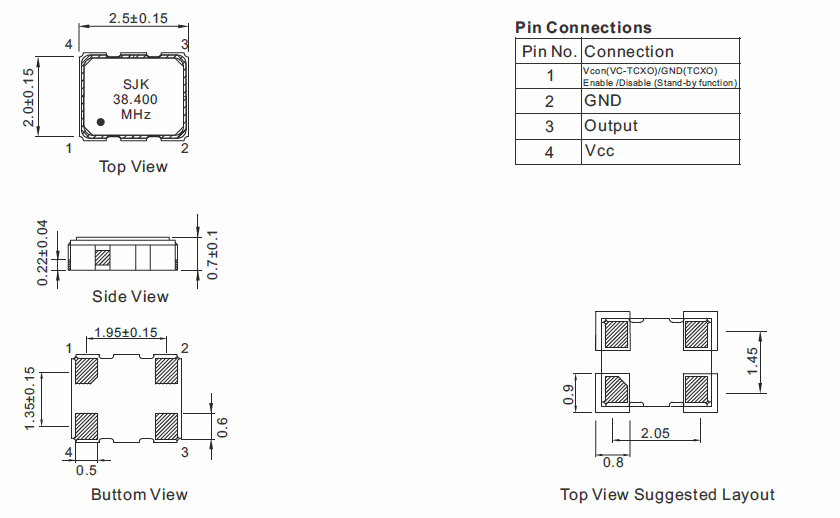 7q series smd 2520 tcxo vctcxo sjk tcxos vcc organizational chart