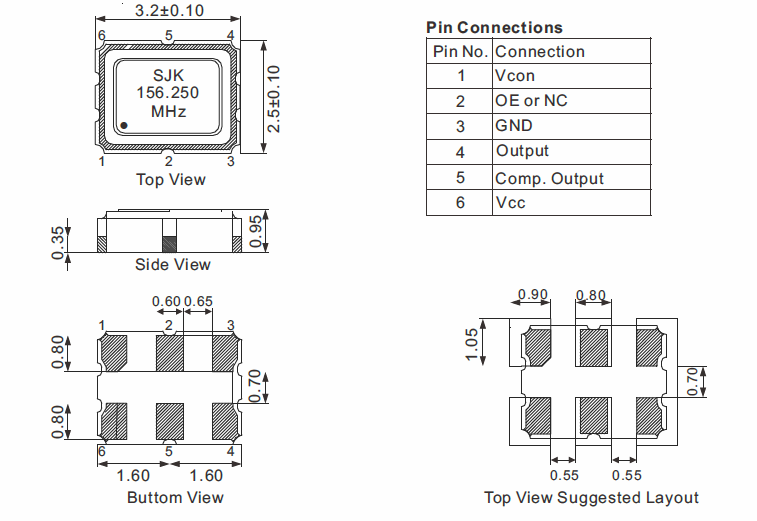 smd-3225-vcxo-dimensions