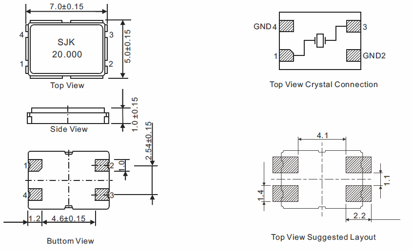 SMD-7050-Crystal-Dimensions
