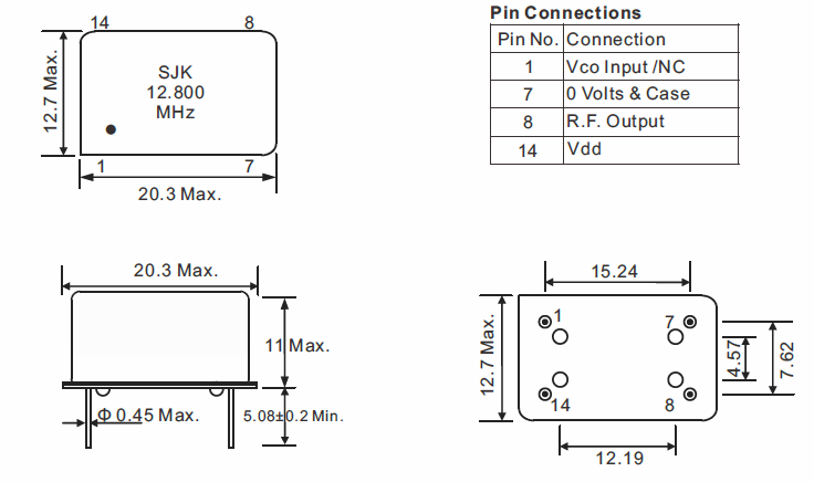 2x-dip-ocxo-dimensions